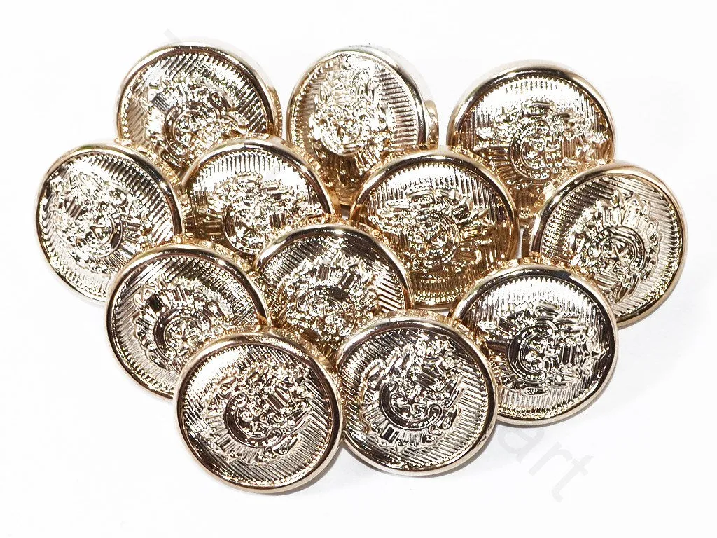 Rose Golden Designer Coat Buttons