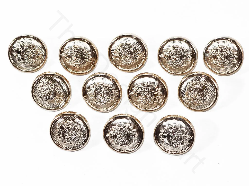 Rose Golden Designer Coat Buttons