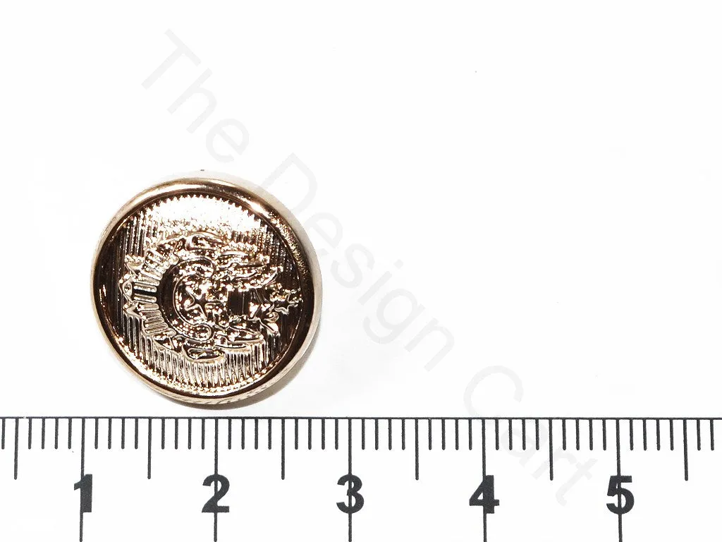 Rose Golden Designer Coat Buttons