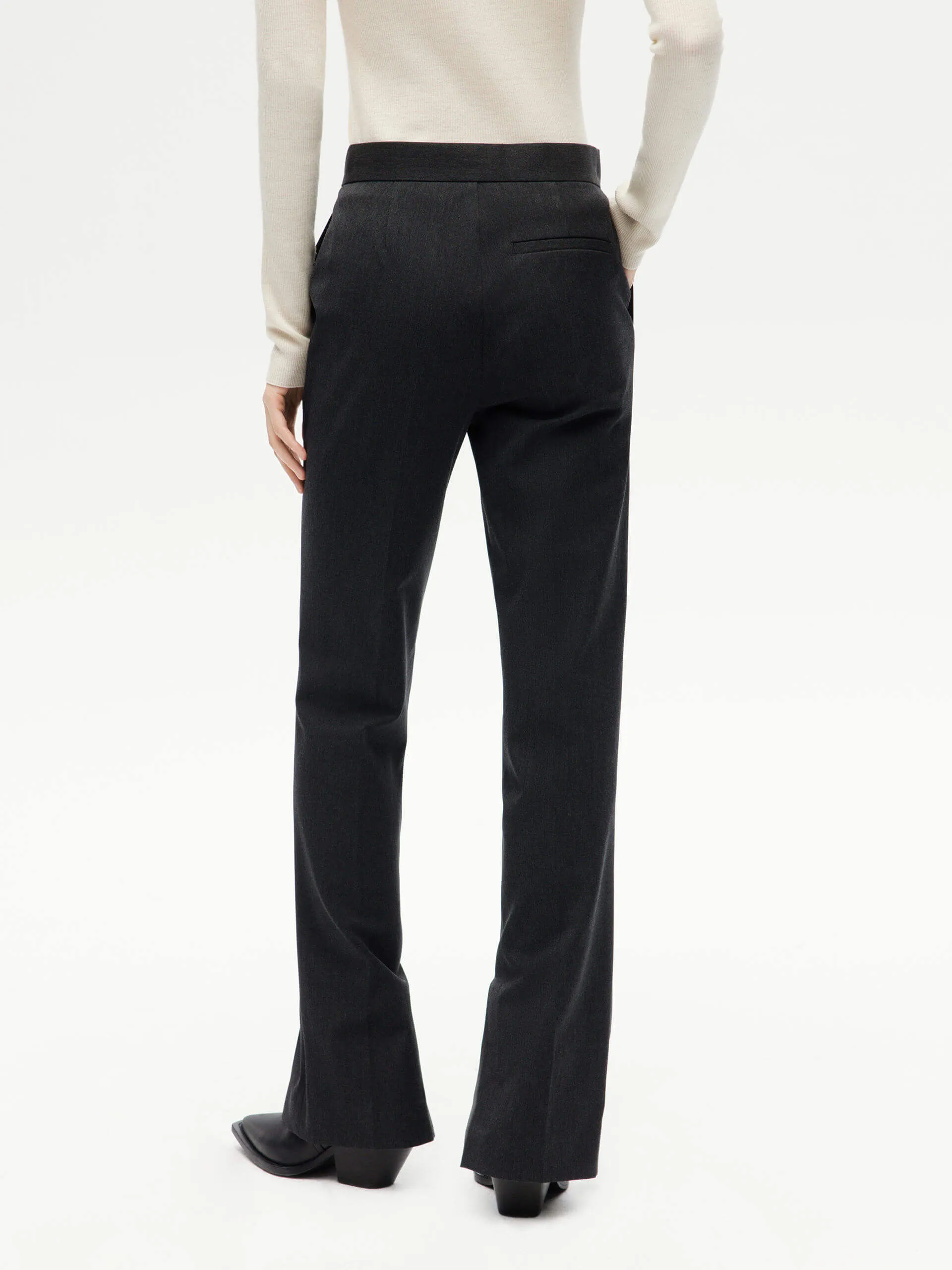 Side Slit Tailored Pants