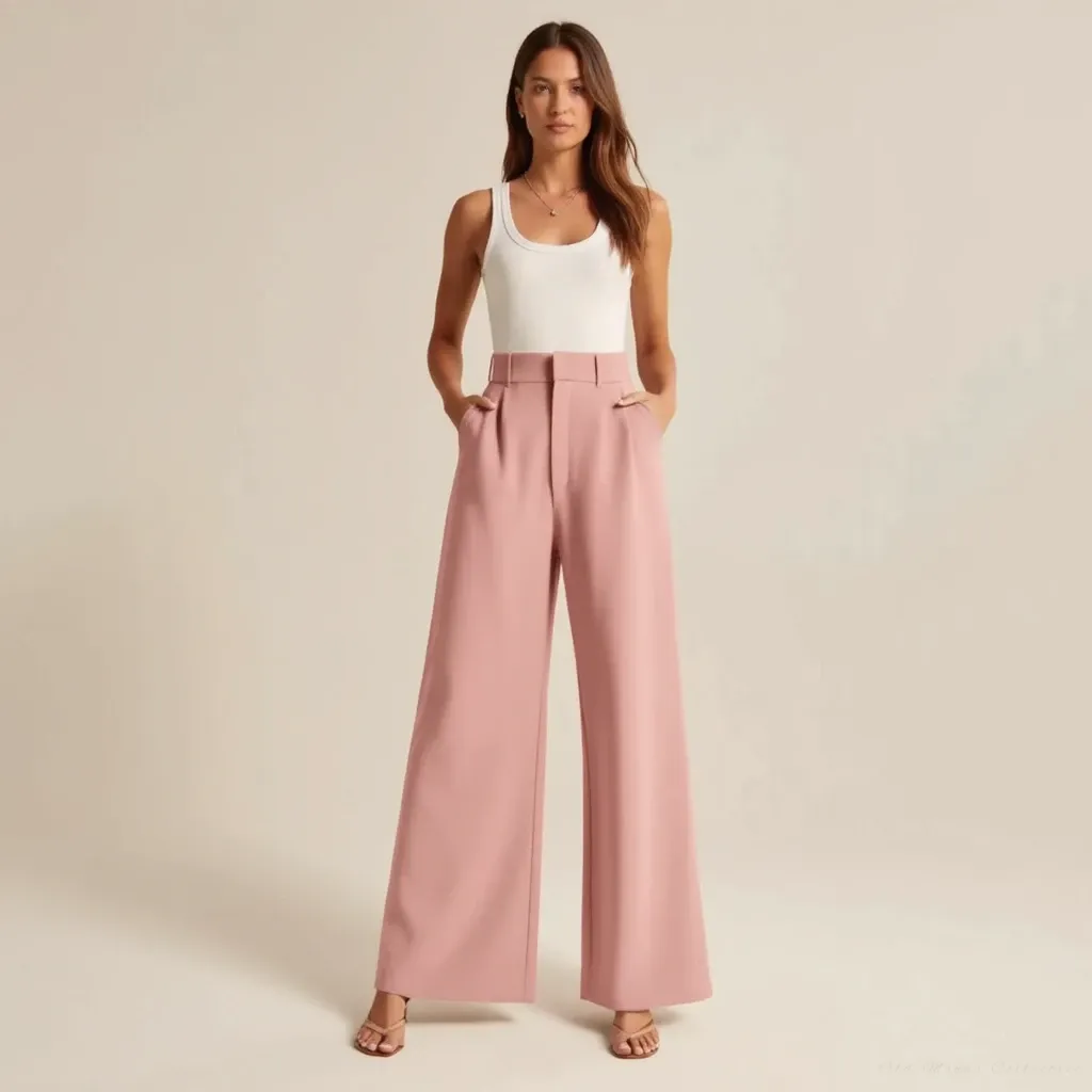 Signature Wide-Leg Trousers