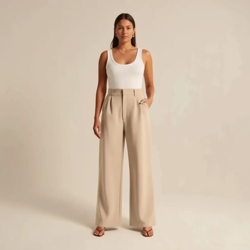 Signature Wide-Leg Trousers