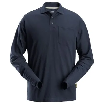 Snickers Workwear 2608 Long Sleeve Polo Shirt with Chest Pocket