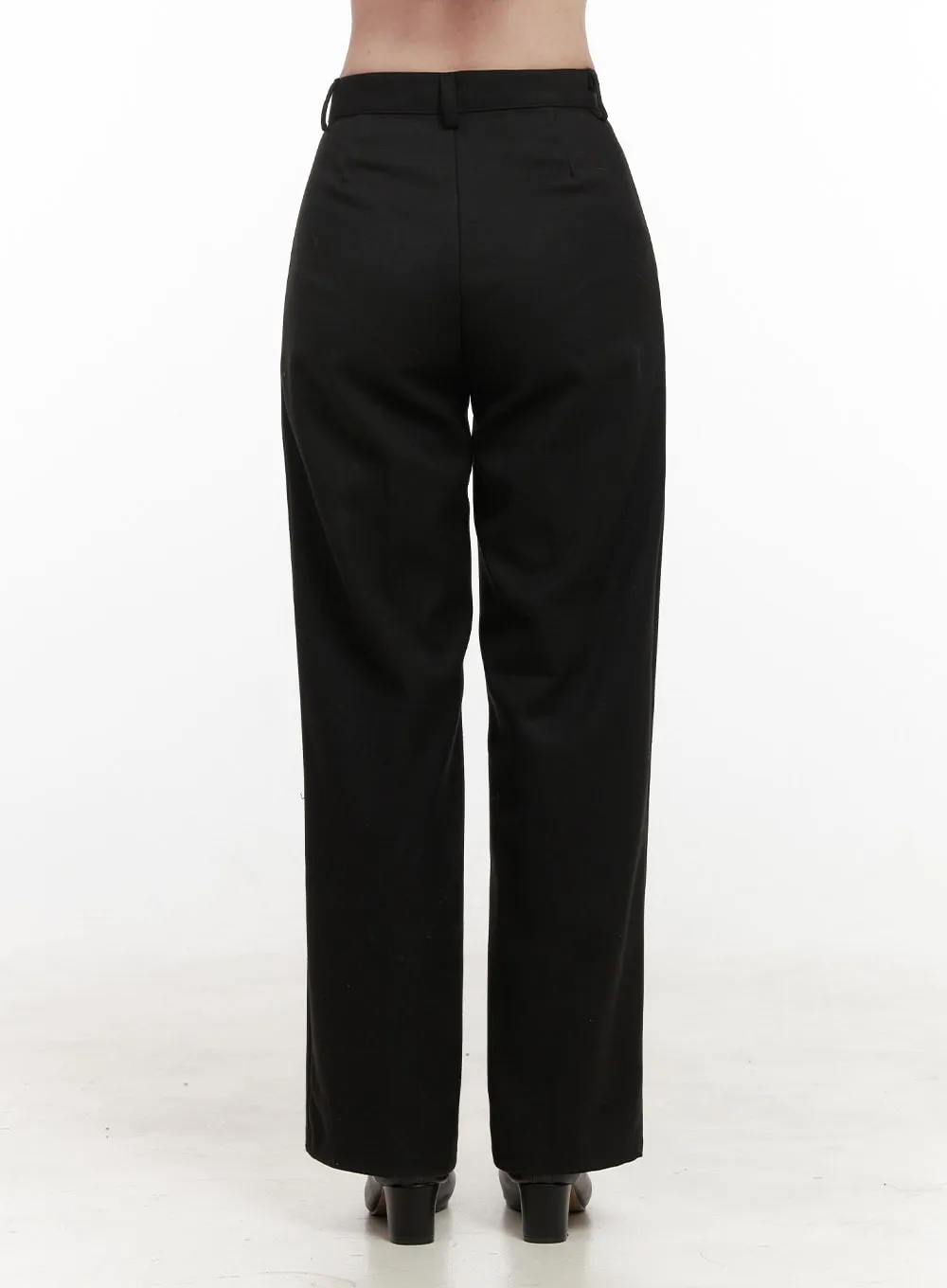 SpandexSleek Tailored Pants OD418