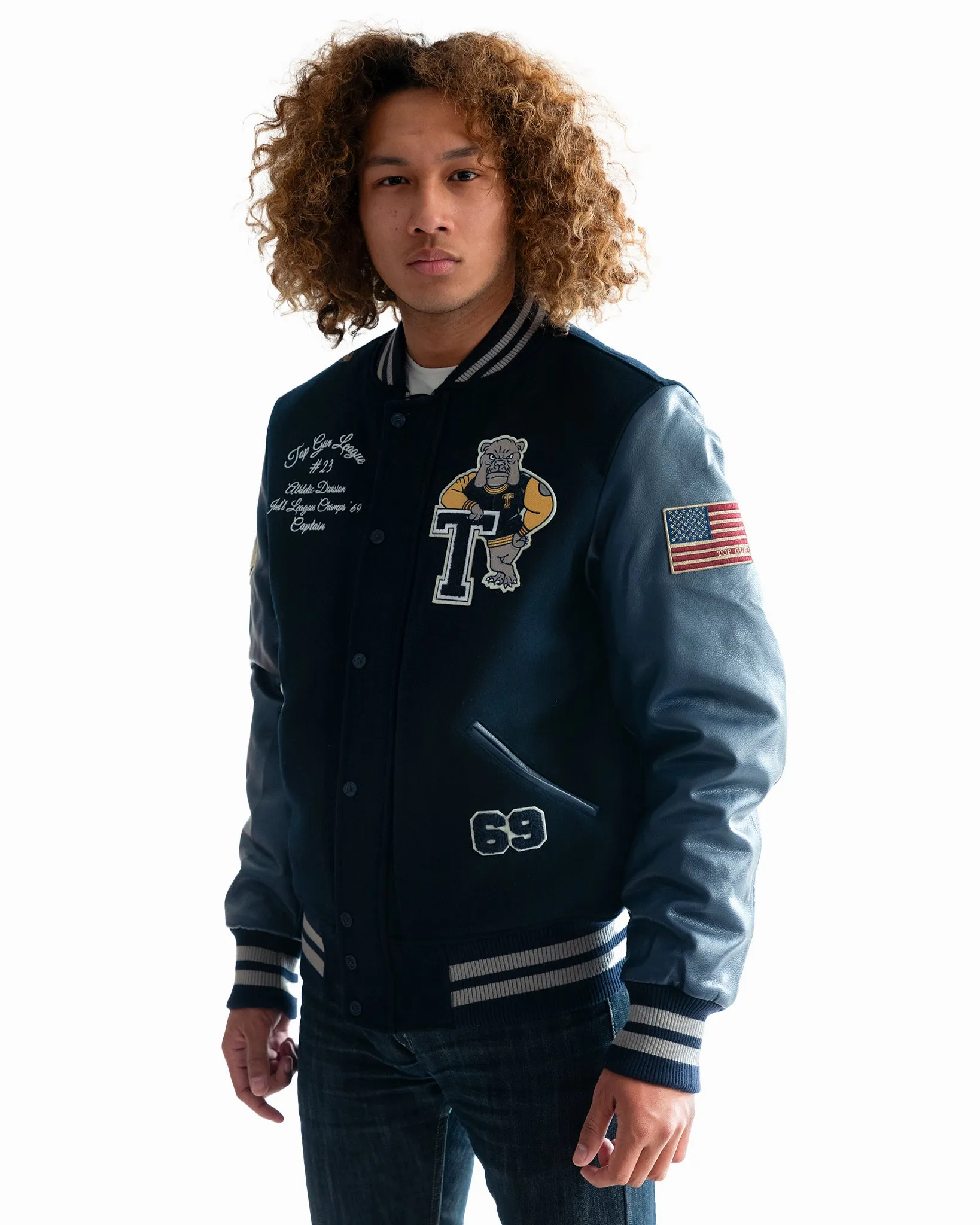 TOP GUN® BULLDOG VARSITY JACKET