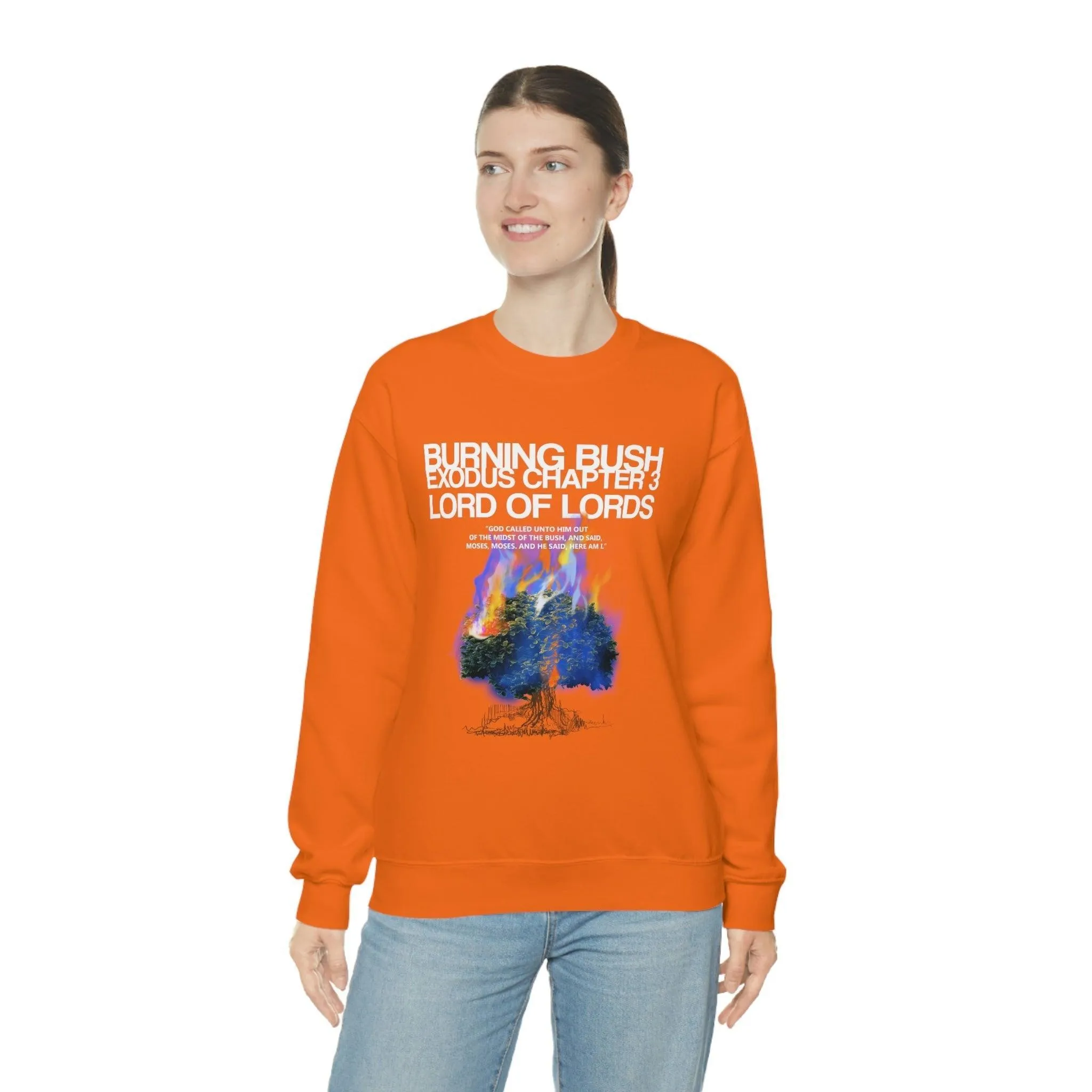 Unisex Burning Bush Heavy Blend™ Crewneck Sweatshirt