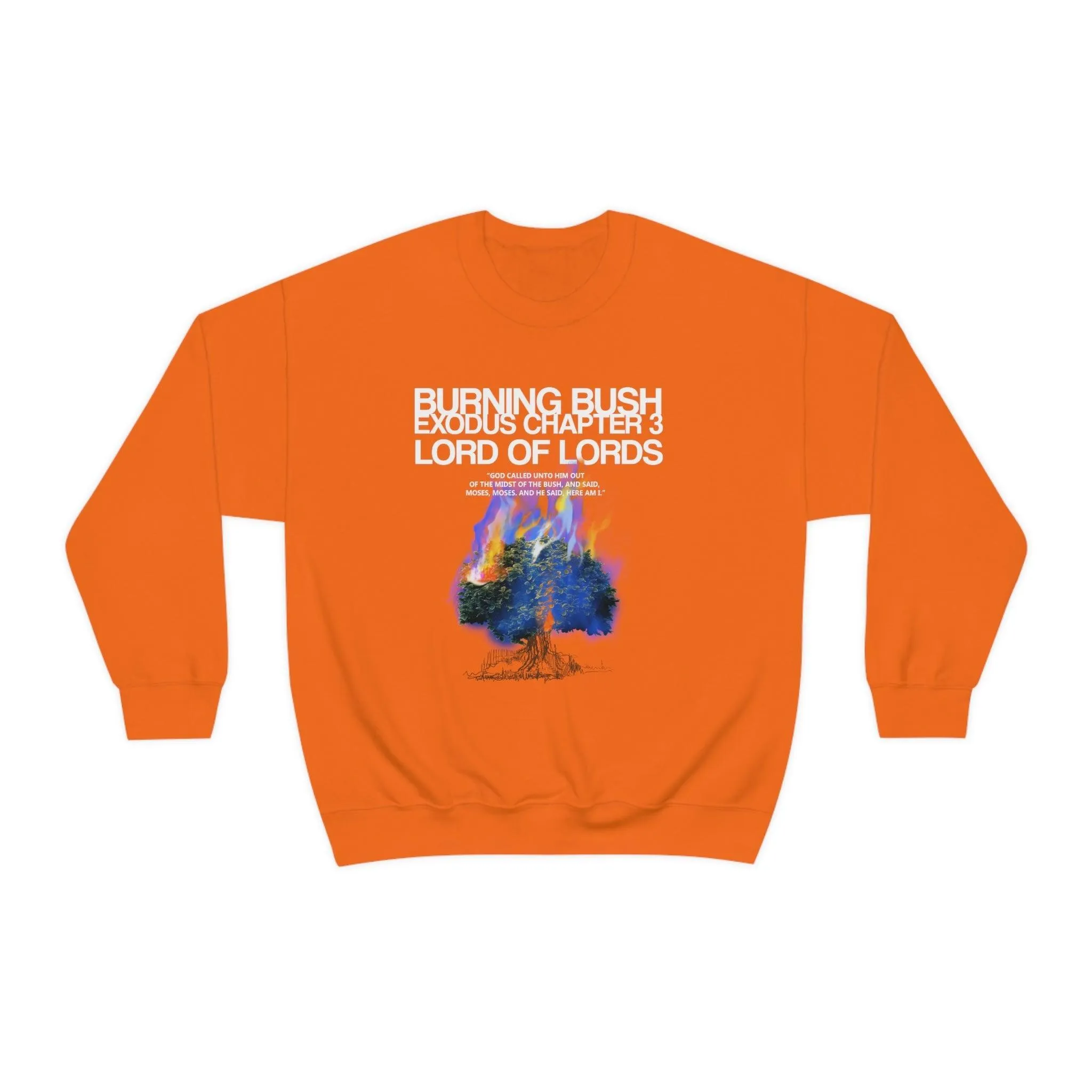 Unisex Burning Bush Heavy Blend™ Crewneck Sweatshirt