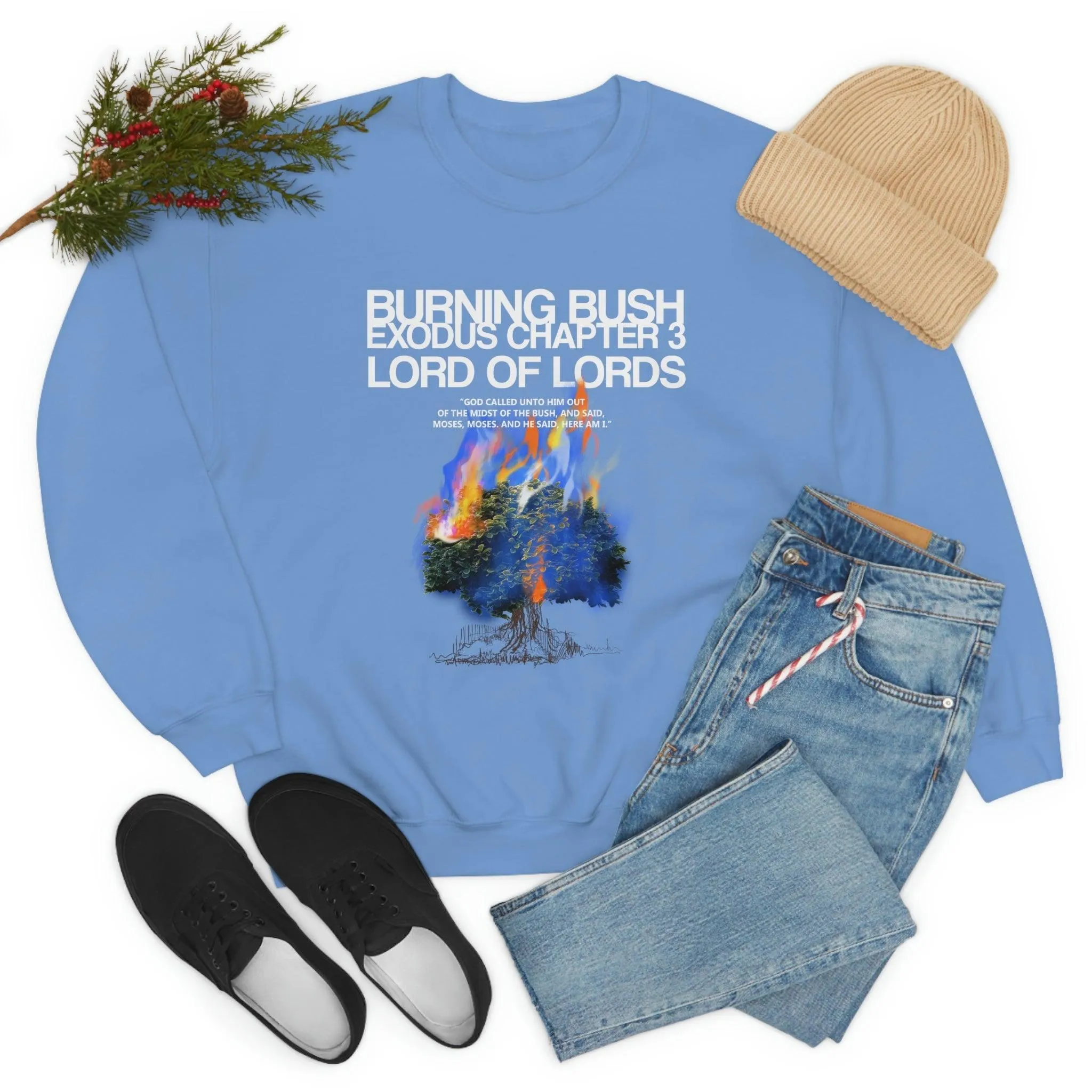 Unisex Burning Bush Heavy Blend™ Crewneck Sweatshirt