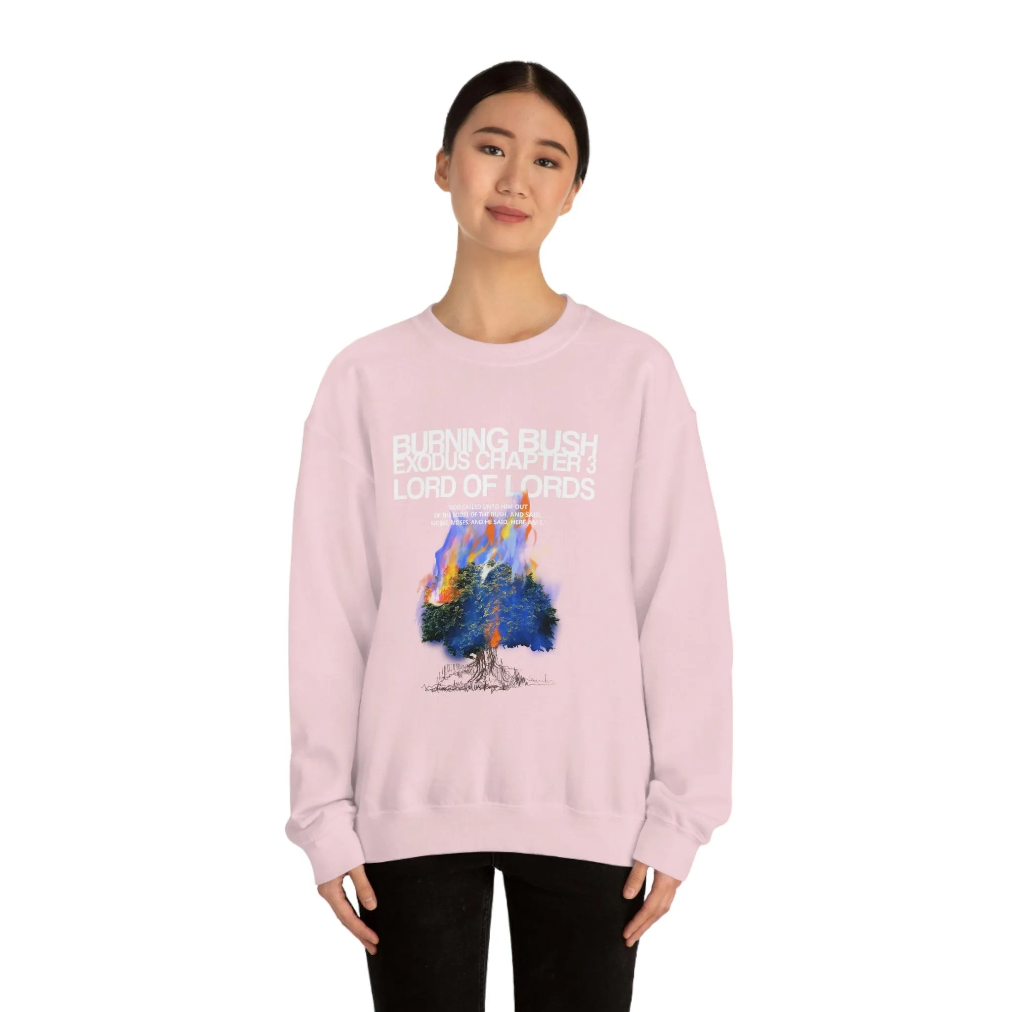 Unisex Burning Bush Heavy Blend™ Crewneck Sweatshirt