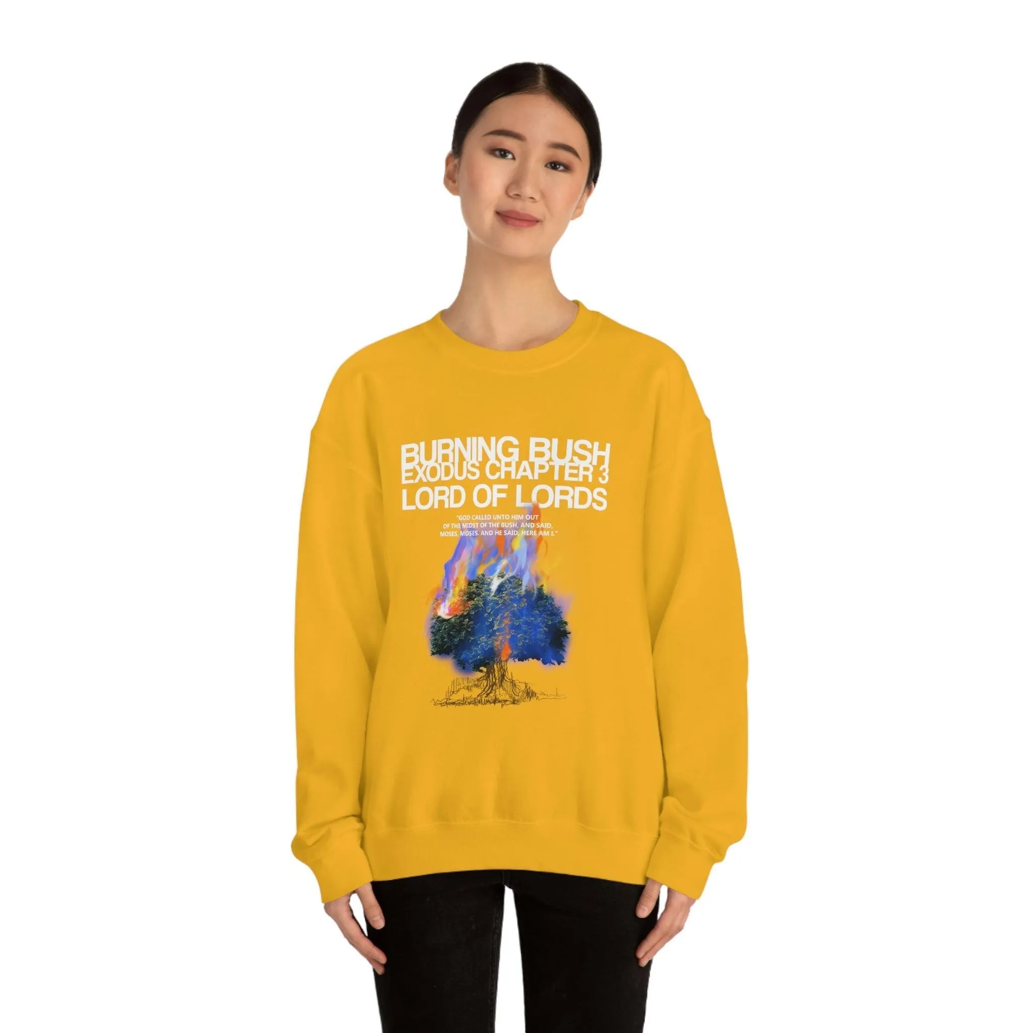 Unisex Burning Bush Heavy Blend™ Crewneck Sweatshirt