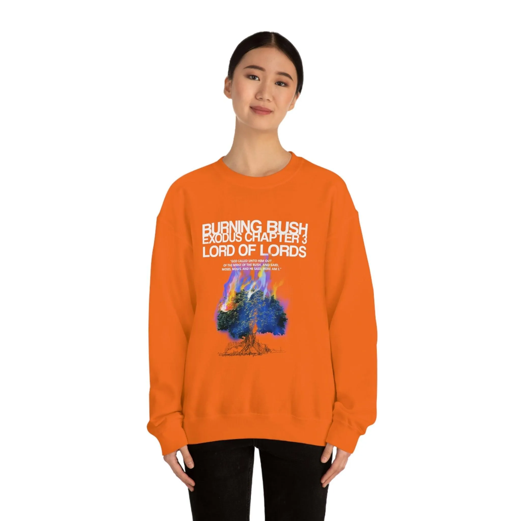 Unisex Burning Bush Heavy Blend™ Crewneck Sweatshirt