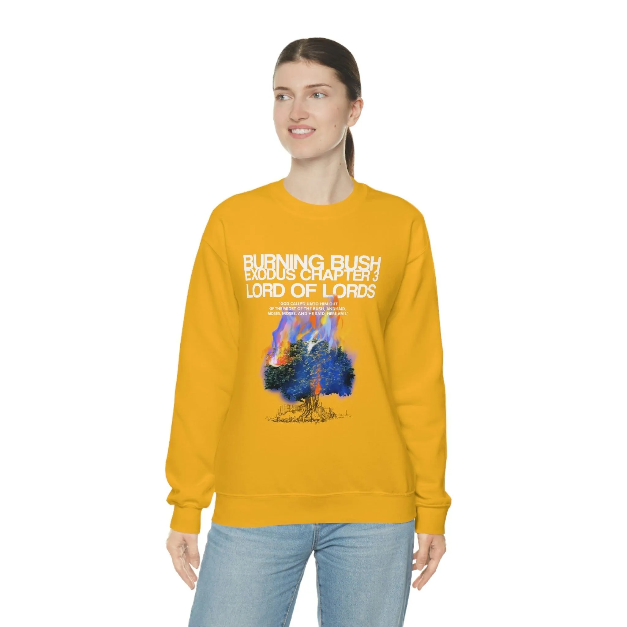 Unisex Burning Bush Heavy Blend™ Crewneck Sweatshirt