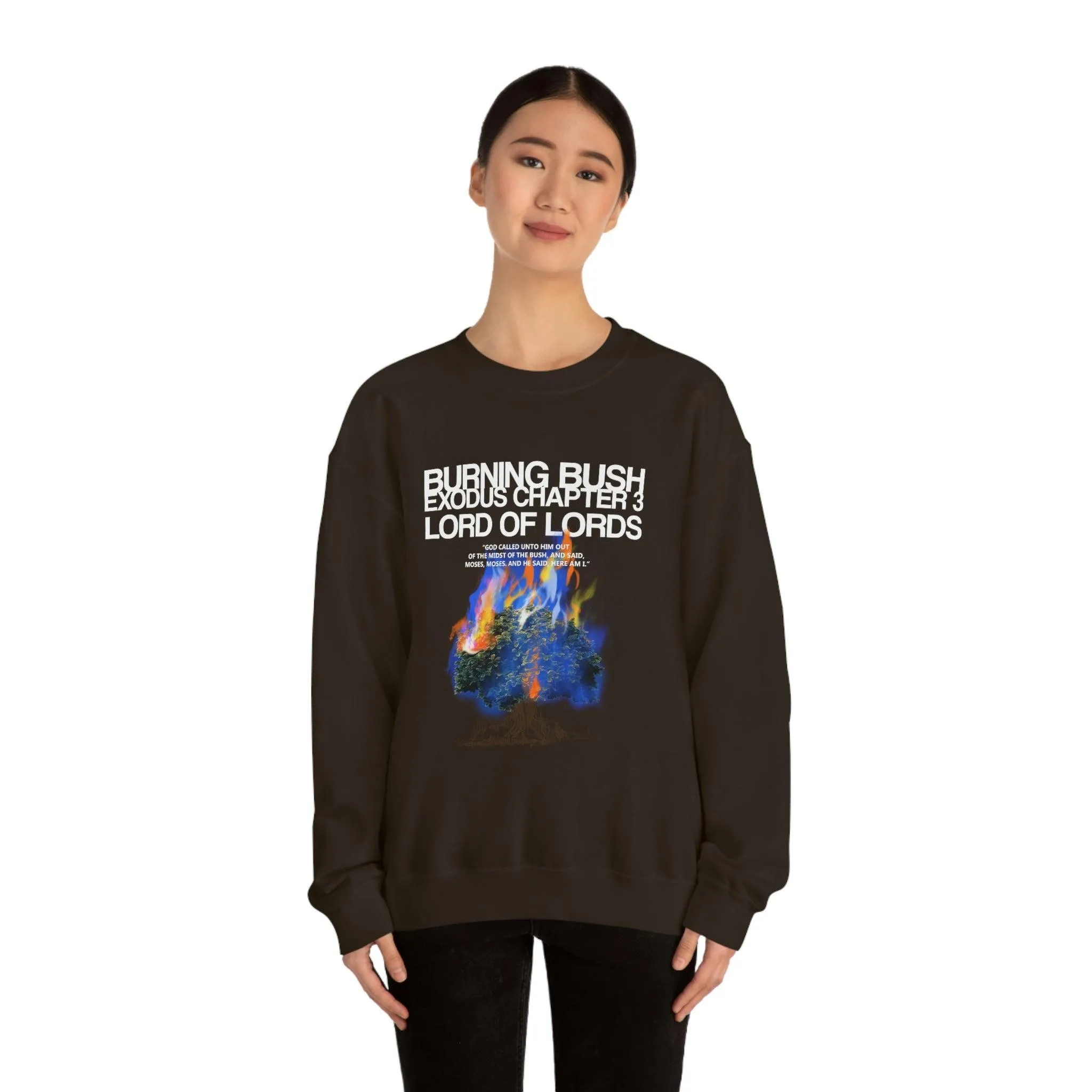 Unisex Burning Bush Heavy Blend™ Crewneck Sweatshirt