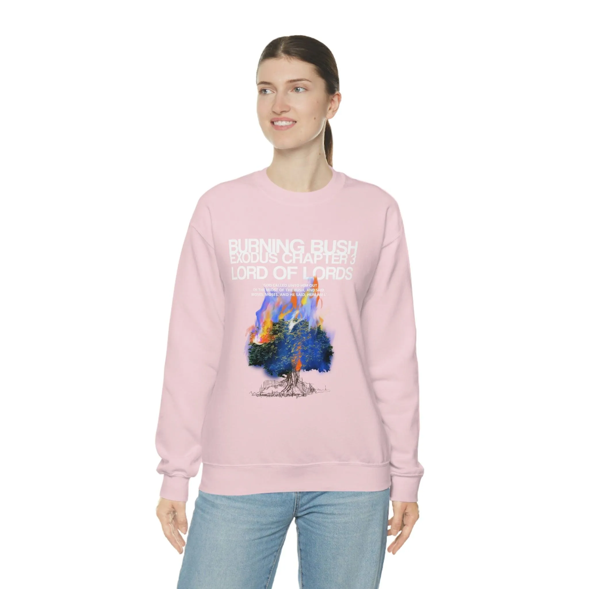 Unisex Burning Bush Heavy Blend™ Crewneck Sweatshirt