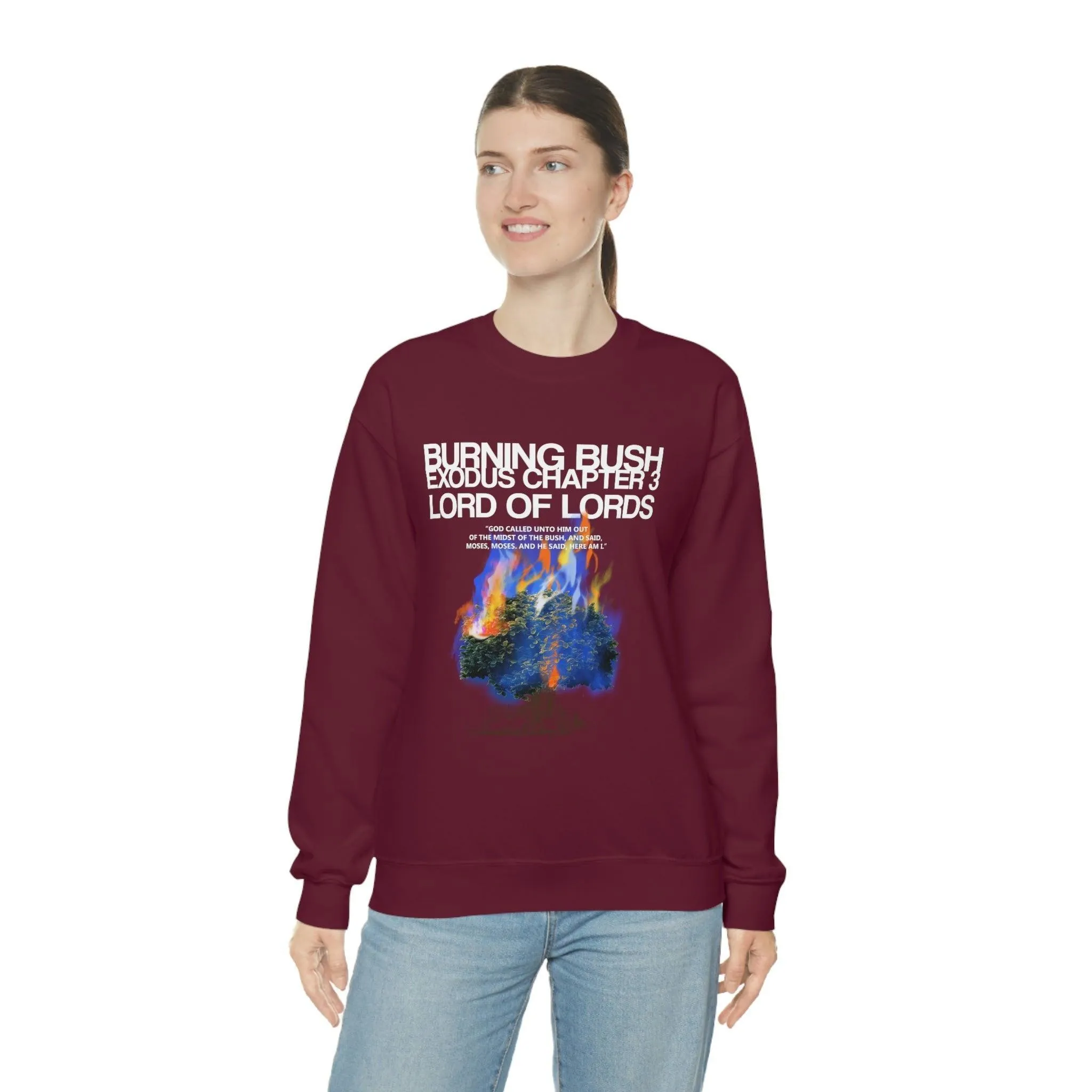 Unisex Burning Bush Heavy Blend™ Crewneck Sweatshirt