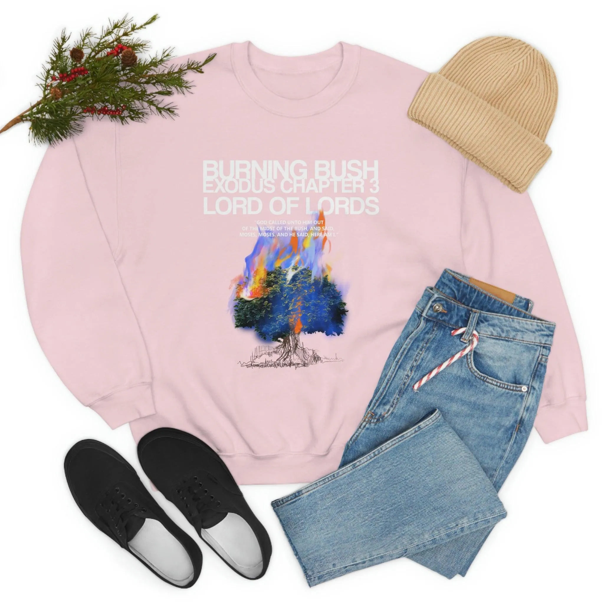 Unisex Burning Bush Heavy Blend™ Crewneck Sweatshirt