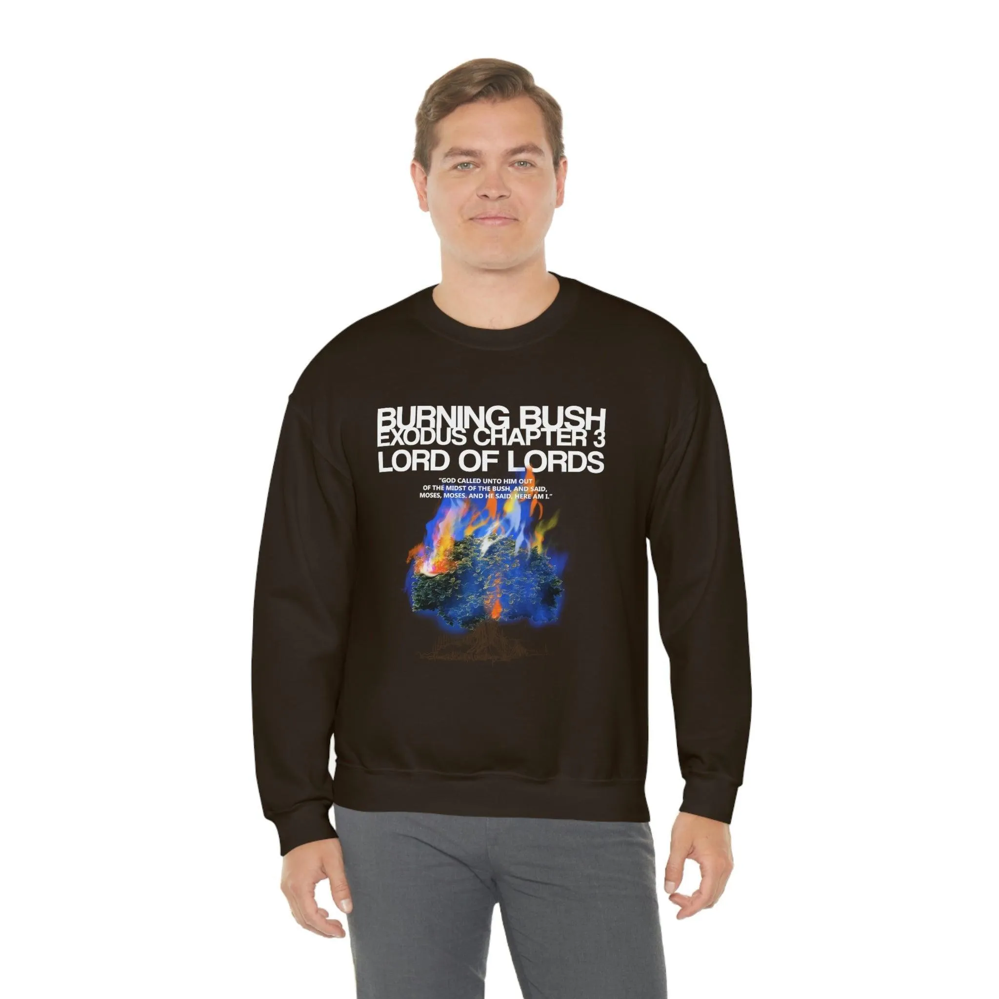 Unisex Burning Bush Heavy Blend™ Crewneck Sweatshirt