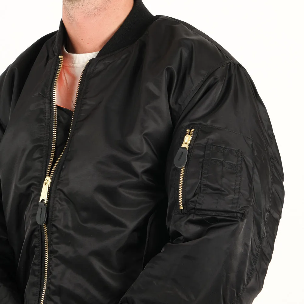 USA BOMBER MA1 BLACK