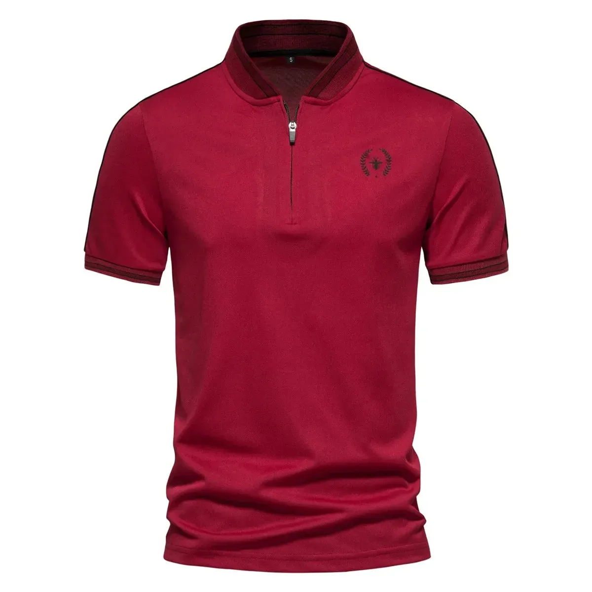 West Louis™ Summer Half Open Neck Polo Shirts