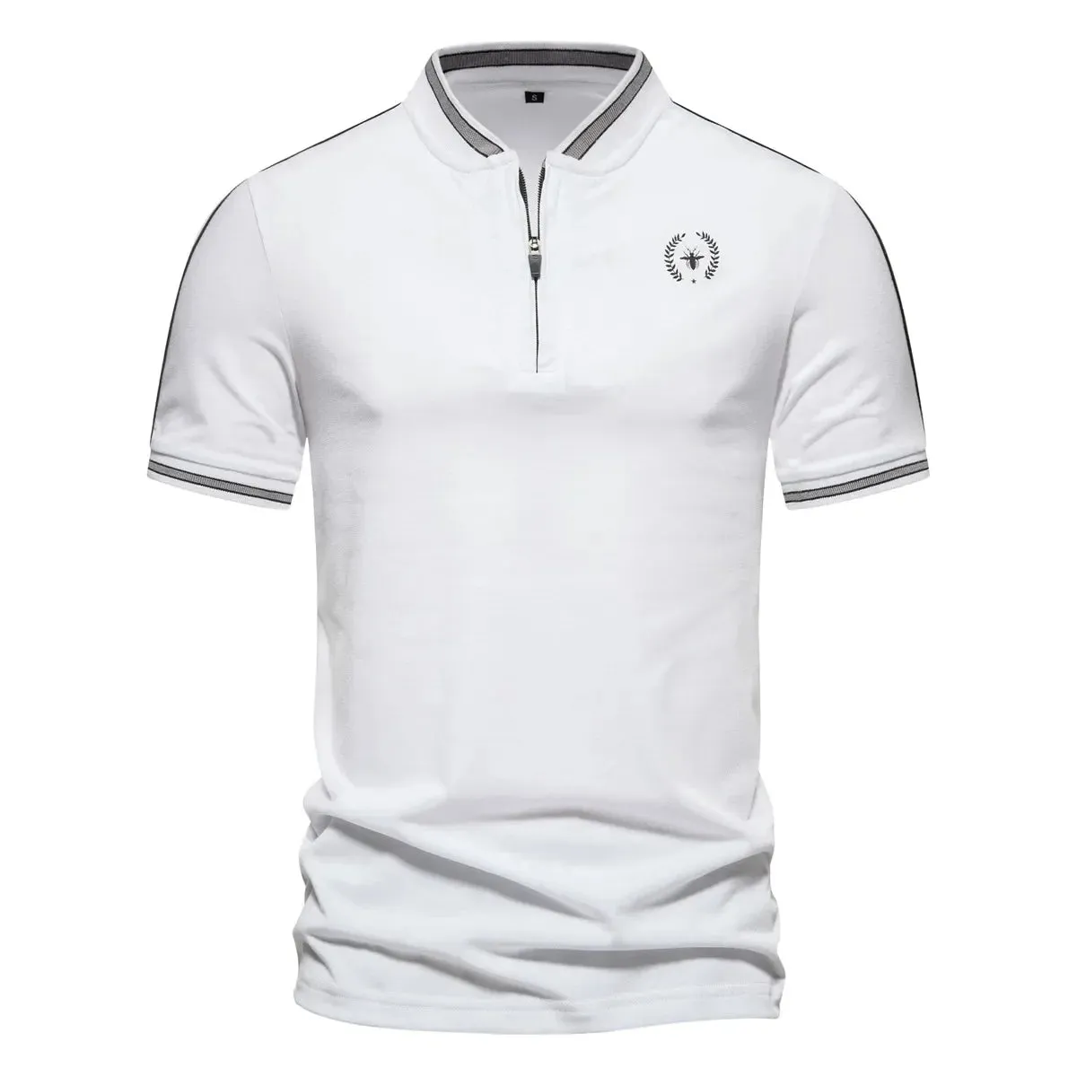 West Louis™ Summer Half Open Neck Polo Shirts