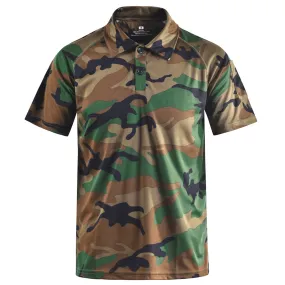 West Louis™ Typhon Multicam Fast Dry Tactical Camouflage Polo Shirt