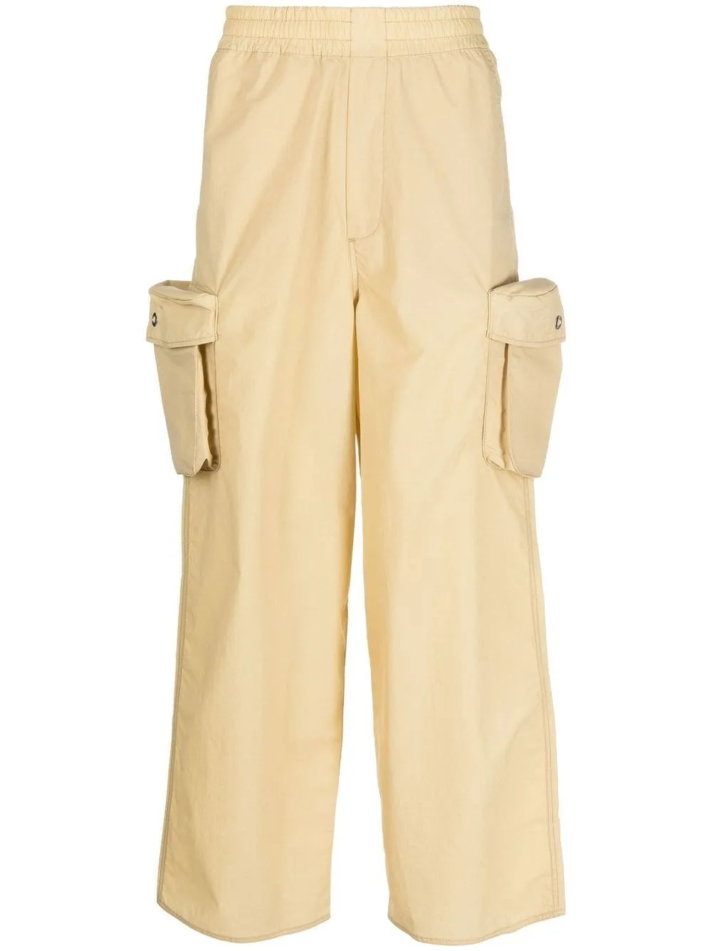 Wide-Leg Cargo Trousers