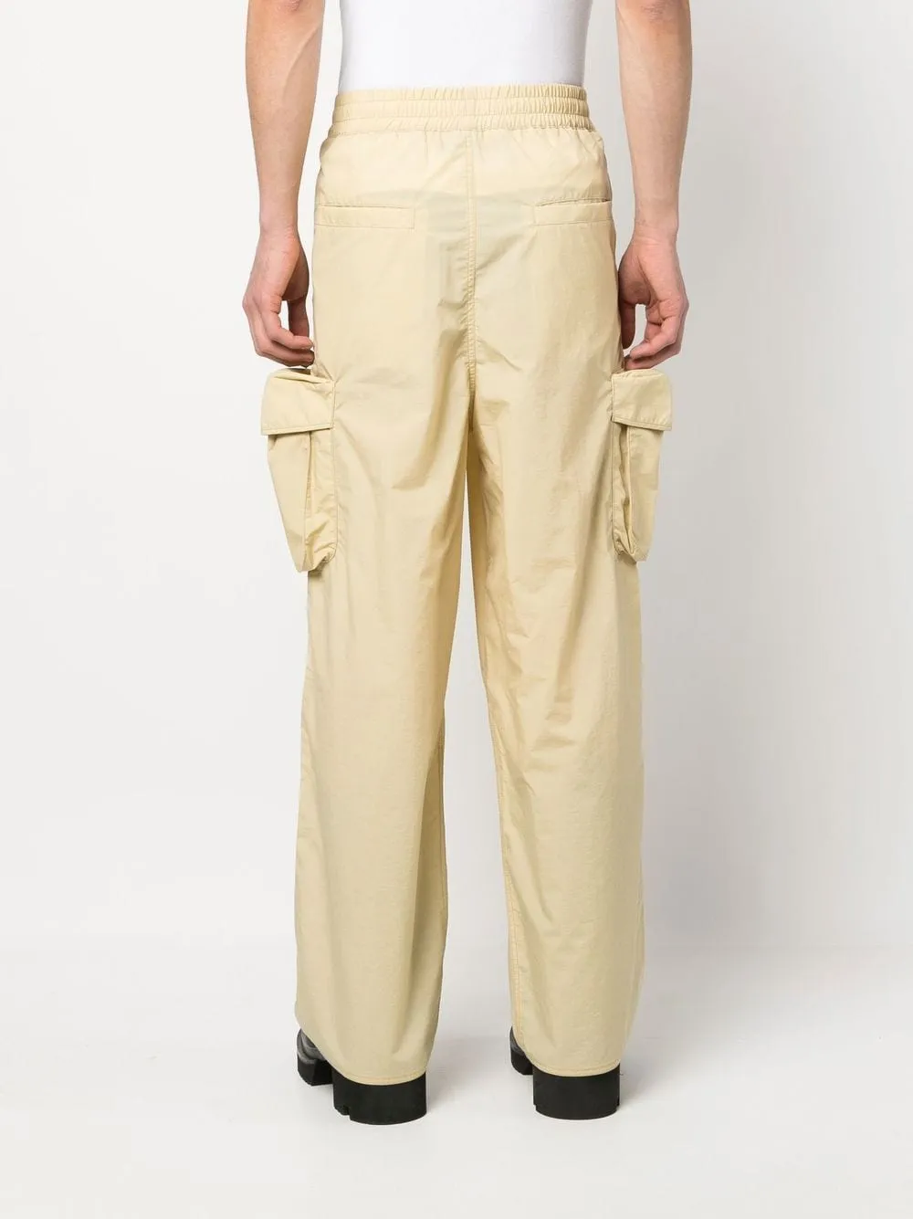 Wide-Leg Cargo Trousers