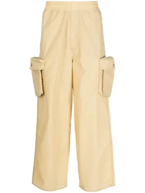 Wide-Leg Cargo Trousers